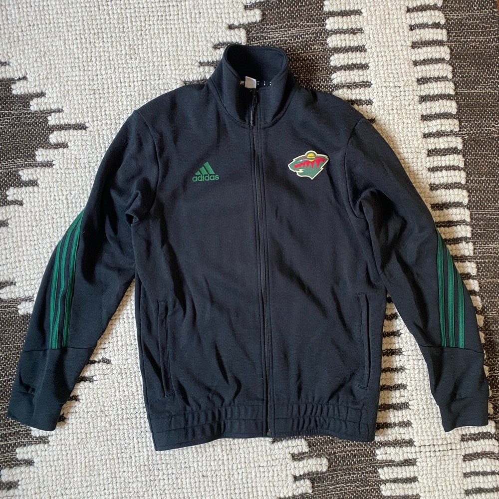 Men’s Adidas NHL MN Wild Zip up